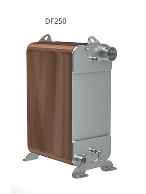 Diagonal Flow Brazing Heat Exchanger Max 600KW For Industrial Chiller